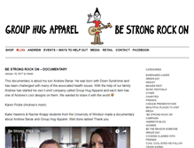 Tablet Screenshot of grouphugapparel.com